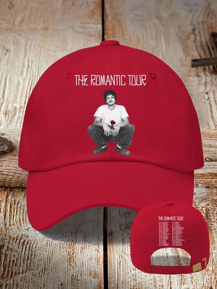 Bruno The Romantic Tour 2026 Merch Sitting Artist Graphic Hat Gift For Son