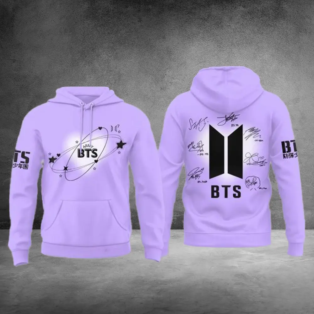 BTS “A New Era Of Music” Purple Hoodie World Tour 2026 Clothes Gift For Ideas Music Lovers