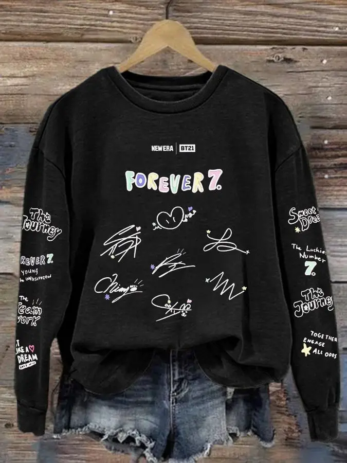 BTS 2026 World Tour Sweatshirt The Journey Forever 7 Best Clothing Gift For Fans