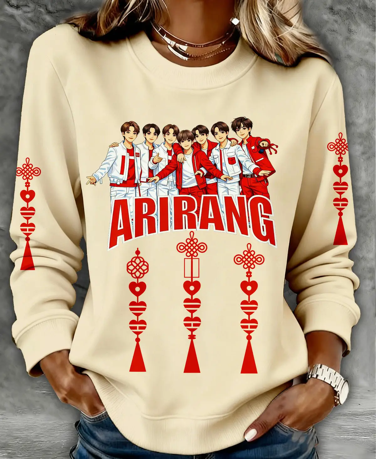BTS Airang World Tour Sweatshirt K-Pop Band Merch Best Gift For BTS Fans BTS Airang World Tour Sweatshirt K-Pop Band Merch Best Gift For BTS Fans - Image 1