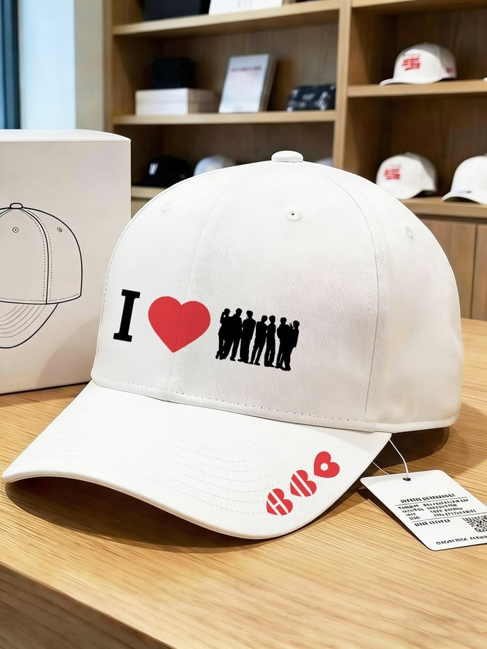 BTS Arirang Tour 2026 Merch Hat I Love BTS Ball Cap Special Gift For Army