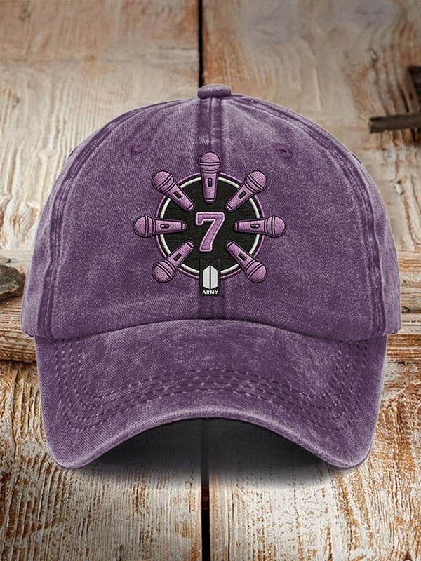 BTS Arirang Tour 2026 Merch Hat Microphone 07 Ball Cap Unique BTS Fan Gift BTS Arirang Tour 2026 Merch Hat Microphone 07 Ball Cap Unique BTS Fan Gift - Image 1