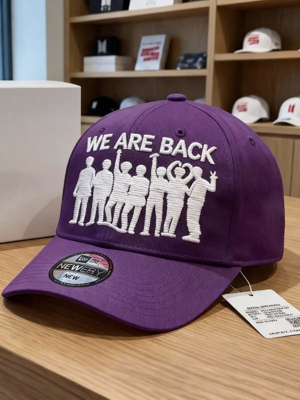 BTS Arirang Tour 2026 Merch Hat We Are Back Ball Cap Best Gift For BTS Lover