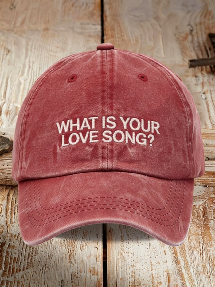 BTS Arirang Tour 2026 Merch Hat What Is Your Love Song Ball Cap Special Gift For Kpop Fans
