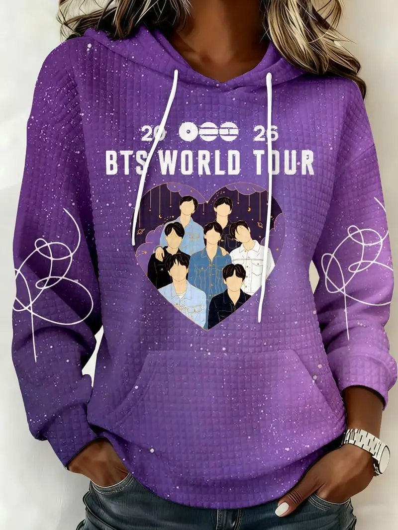 BTS Arirang Tour 2026 Merch Hoodie Bangtan Boys Pullover BTS Concert Outfits BTS Arirang Tour 2026 Merch Hoodie Bangtan Boys Pullover BTS Concert Outfits - Image 1