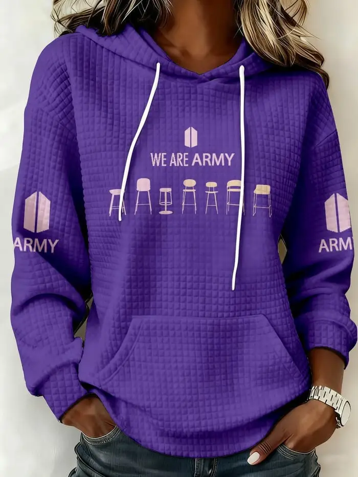 BTS Arirang Tour 2026 Merch Hoodie We Are Army Pullover BTS Concert Outfits