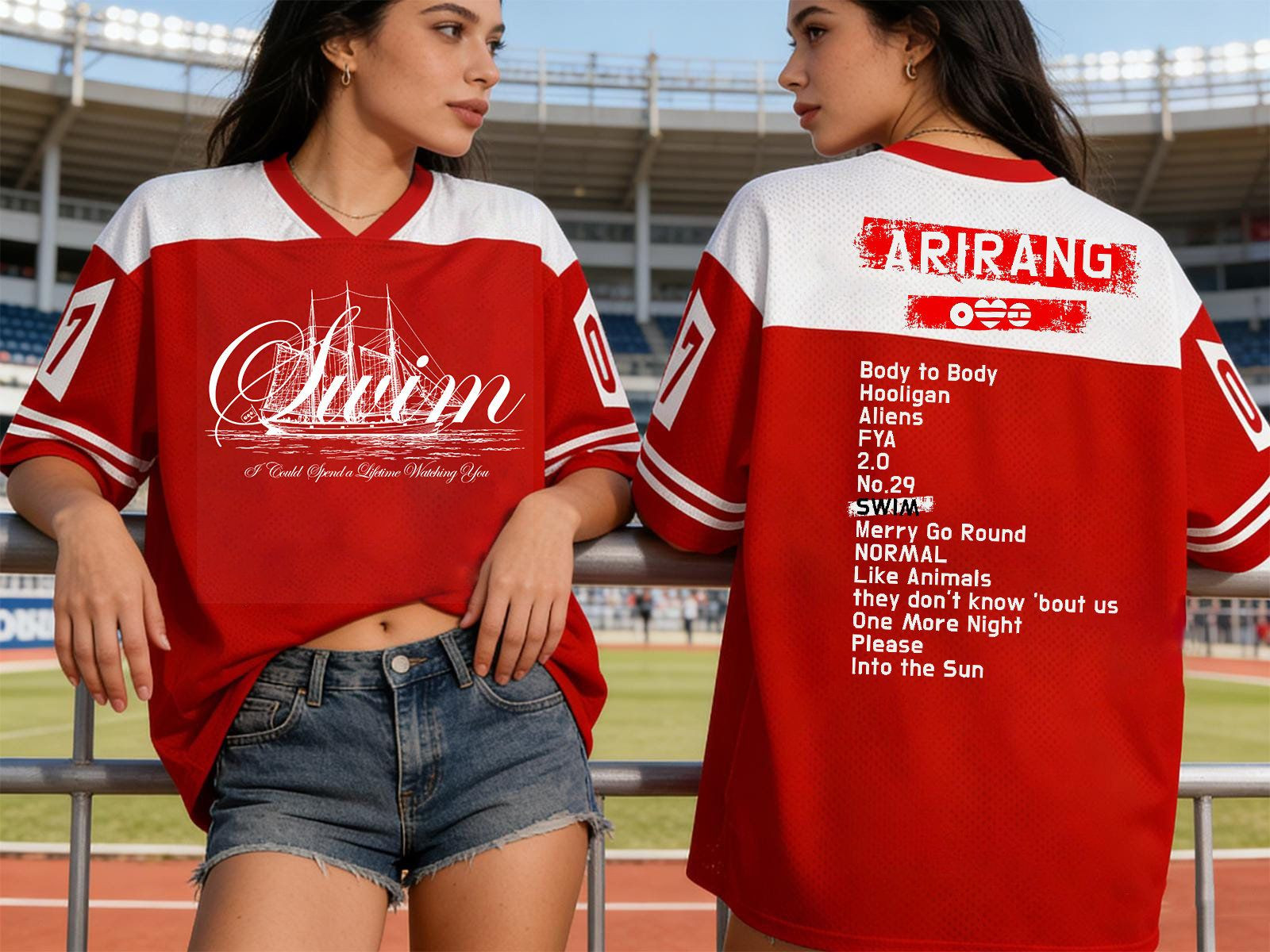 BTS Arirang V-Neck Jersey BTS World Tour 2026 Best Gift Ideas For Friends