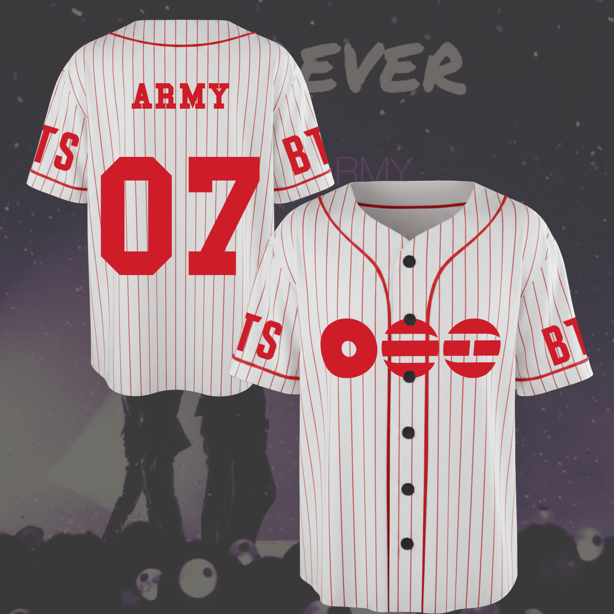 BTS Merch 2026 Arirang Baseball Jersey Blockbuster World Tour 2026 Army BTS Jersey Gift For Fans