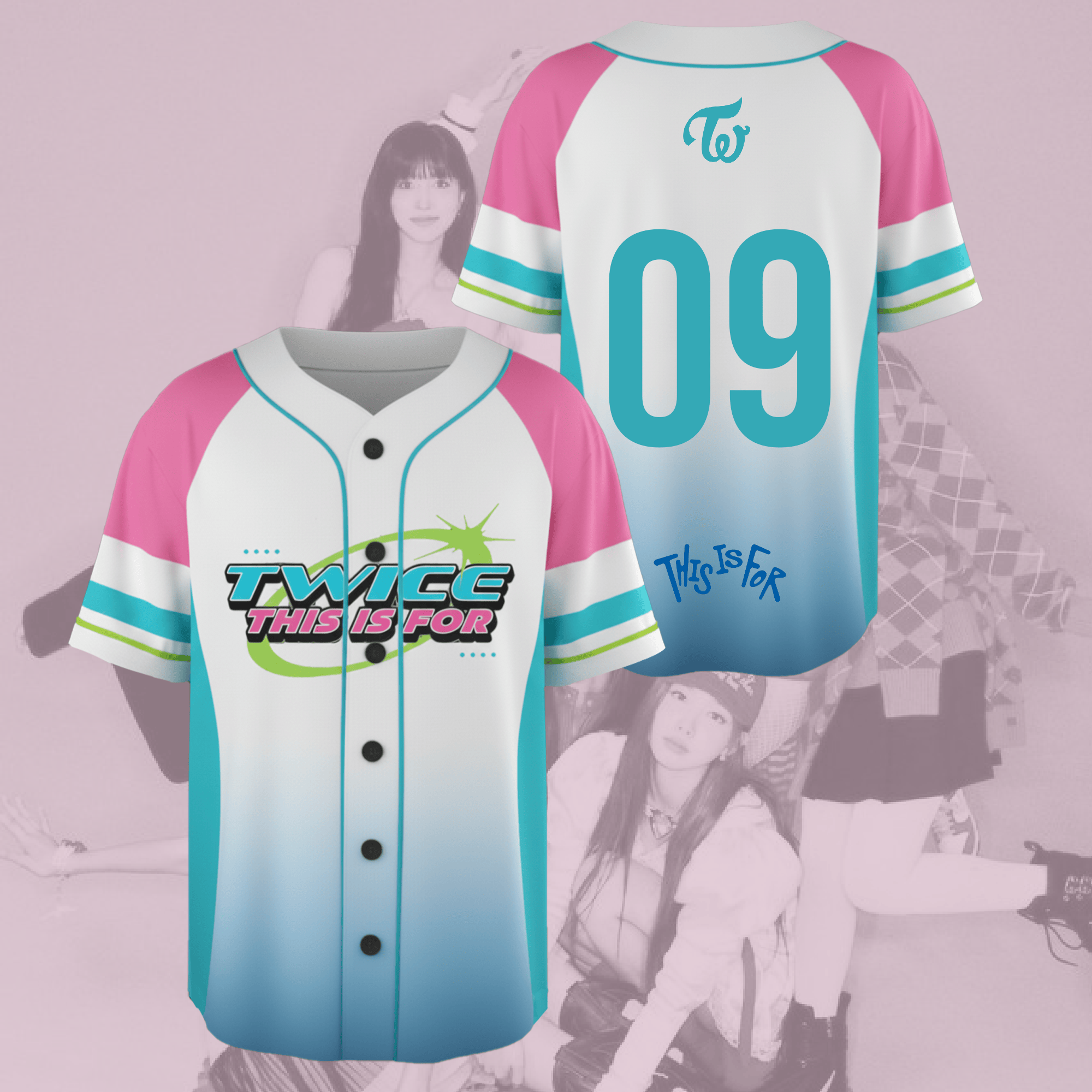 BTS Merch 2026 Arirang Baseball Jersey Fresh This Is For TWICE World Tour Jersey Kpop Gifts