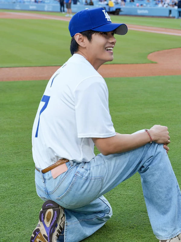 BTS Merch 2026 Arirang Baseball Jersey Taehyung V Dodgers Jersey Gifts For Fans