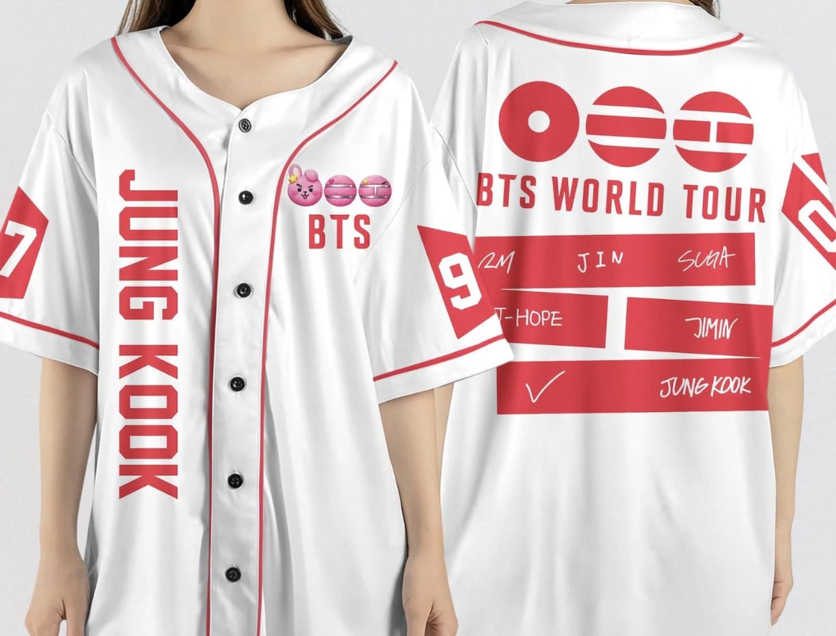 BTS Merch 2026 Arirang BTS World Tour 2026 Baseball Jersey Gifts Ideas
