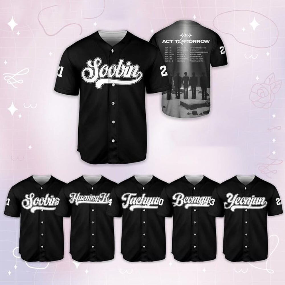 BTS Merch 2026 Arirang Jersey Baseball ACT Tomorrw Shirt Present For Kpop Fan