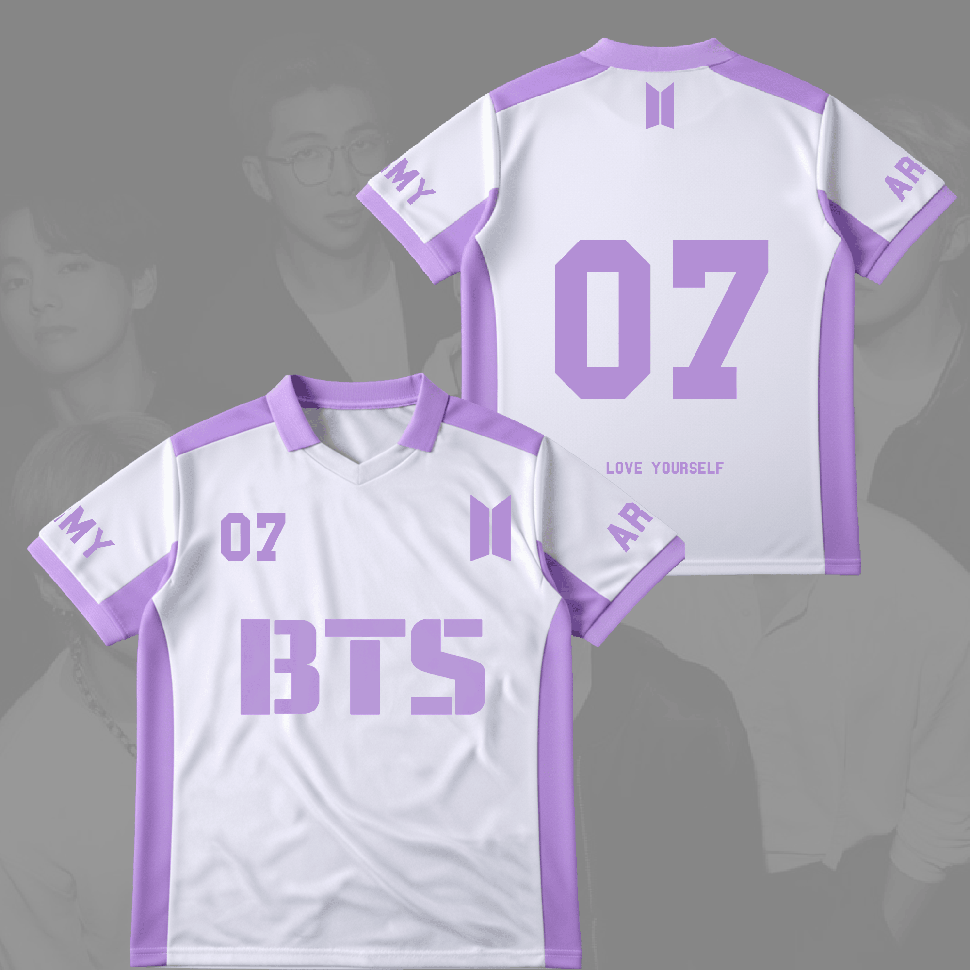 BTS Merch 2026 Arirang Jersey BTS Love Yourself Apparel Gifts For Kpop Fans