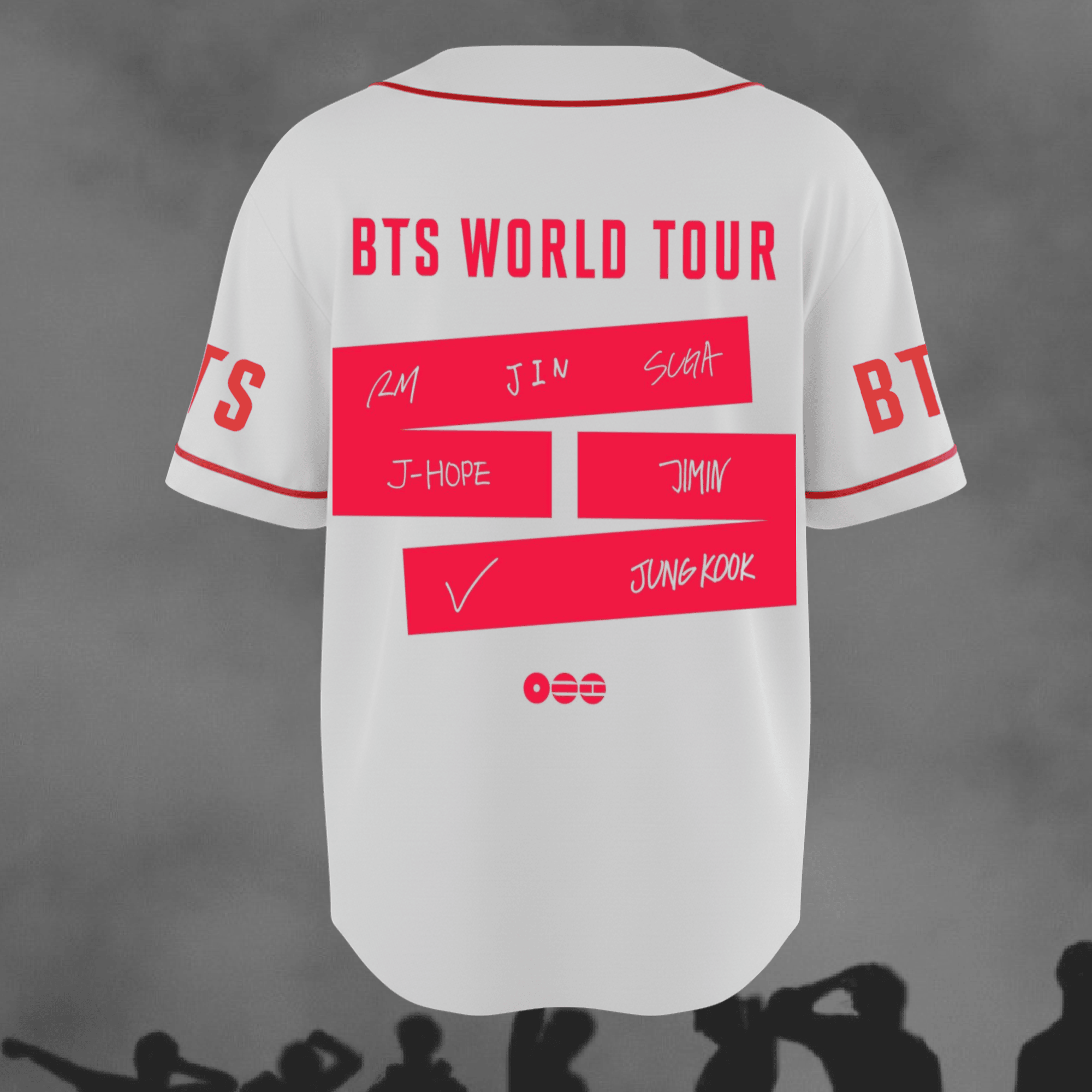 BTS Merch 2026 Arirang Jersey Historic BTS Comeback Concert World Tour Baseball Jersey