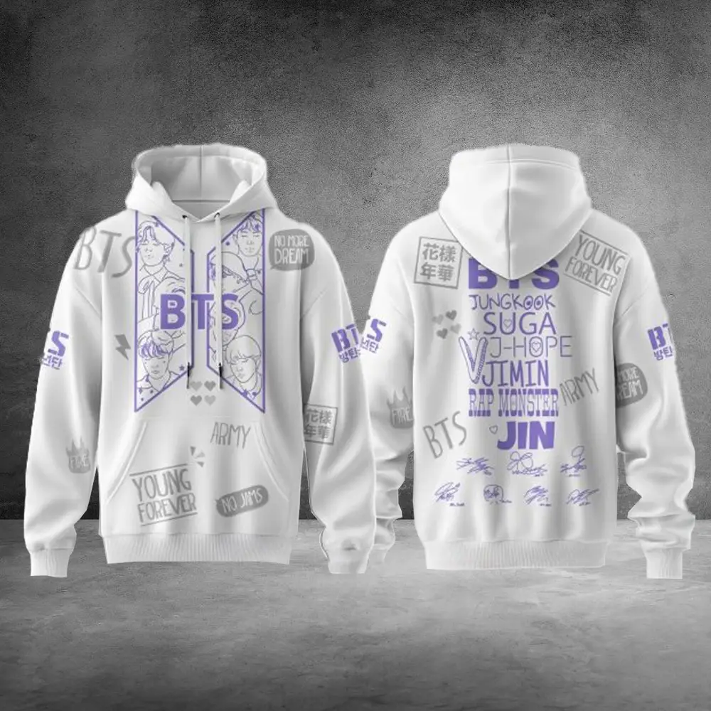 BTS Signature World Tour 2026 Hoodie Young Forever Clothes Great Gift For Dad
