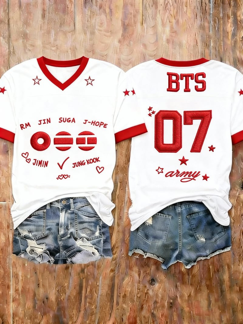BTS World Tour 2026 Merch Bangtan OT7 Jersey Arirang Tour Apparel Gifts For Fans BTS World Tour 2026 Merch Bangtan OT7 Jersey Arirang Tour Apparel Gifts For Fans - Image 1