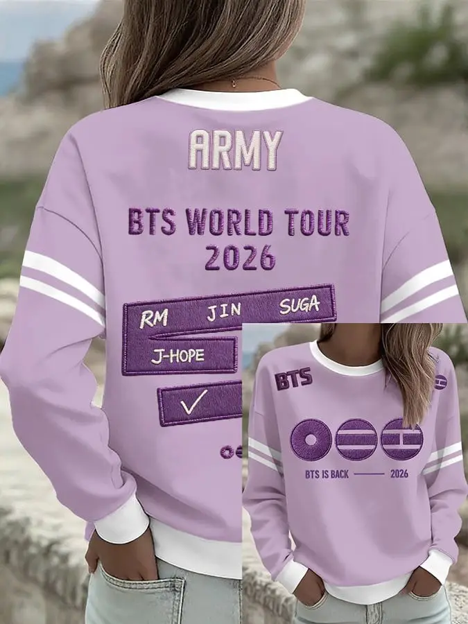 BTS World Tour 2026 Merch BTS Is Back Sweatshirt Arirang Tour Clothing Gifts For Wife