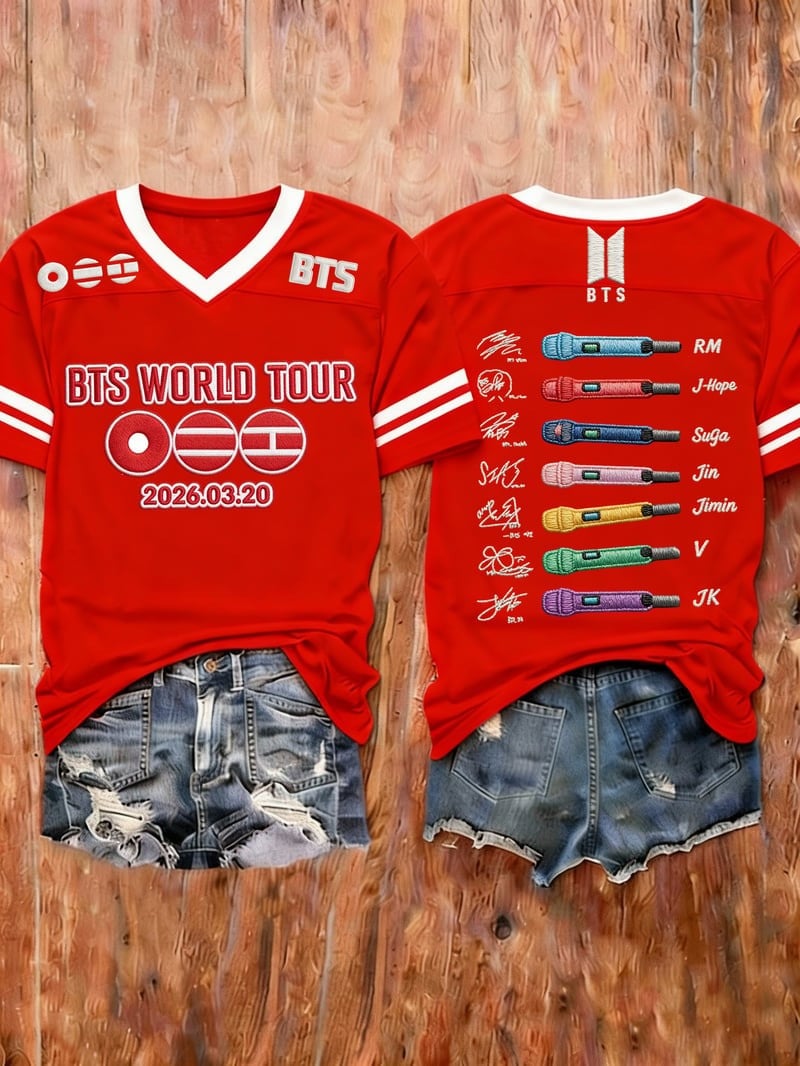 BTS World Tour 2026 Merch BTS Is Back Tour Dates Jersey Best Gifts For Music Lovers
