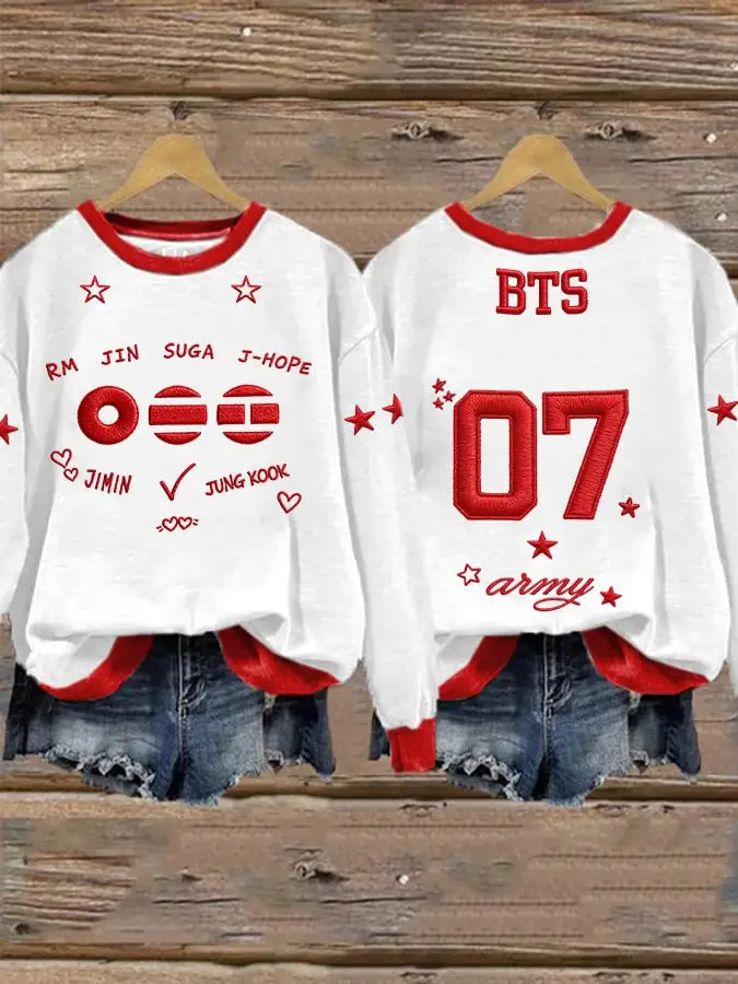 BTS World Tour 2026 Merch BTS OT7 Army Sweatshirt Gifts For Kpop Lovers BTS World Tour 2026 Merch BTS OT7 Army Sweatshirt Gifts For Kpop Lovers - Image 1