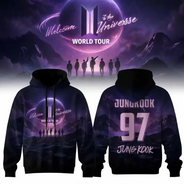BTS World Tour 2026 Merch Hoodie Jungkook BTS Arirang Tour Clothes Army Gift