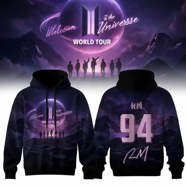 BTS World Tour 2026 Merch Hoodie RM BTS Arirang Tour Apparel Army Gift Ideas