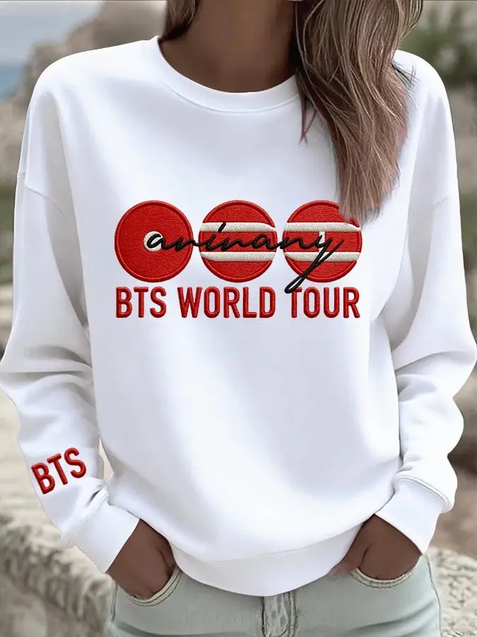 BTS World Tour Merch BTS World Tour Sweatshirt Clothes BTS Gifts For Army Friends