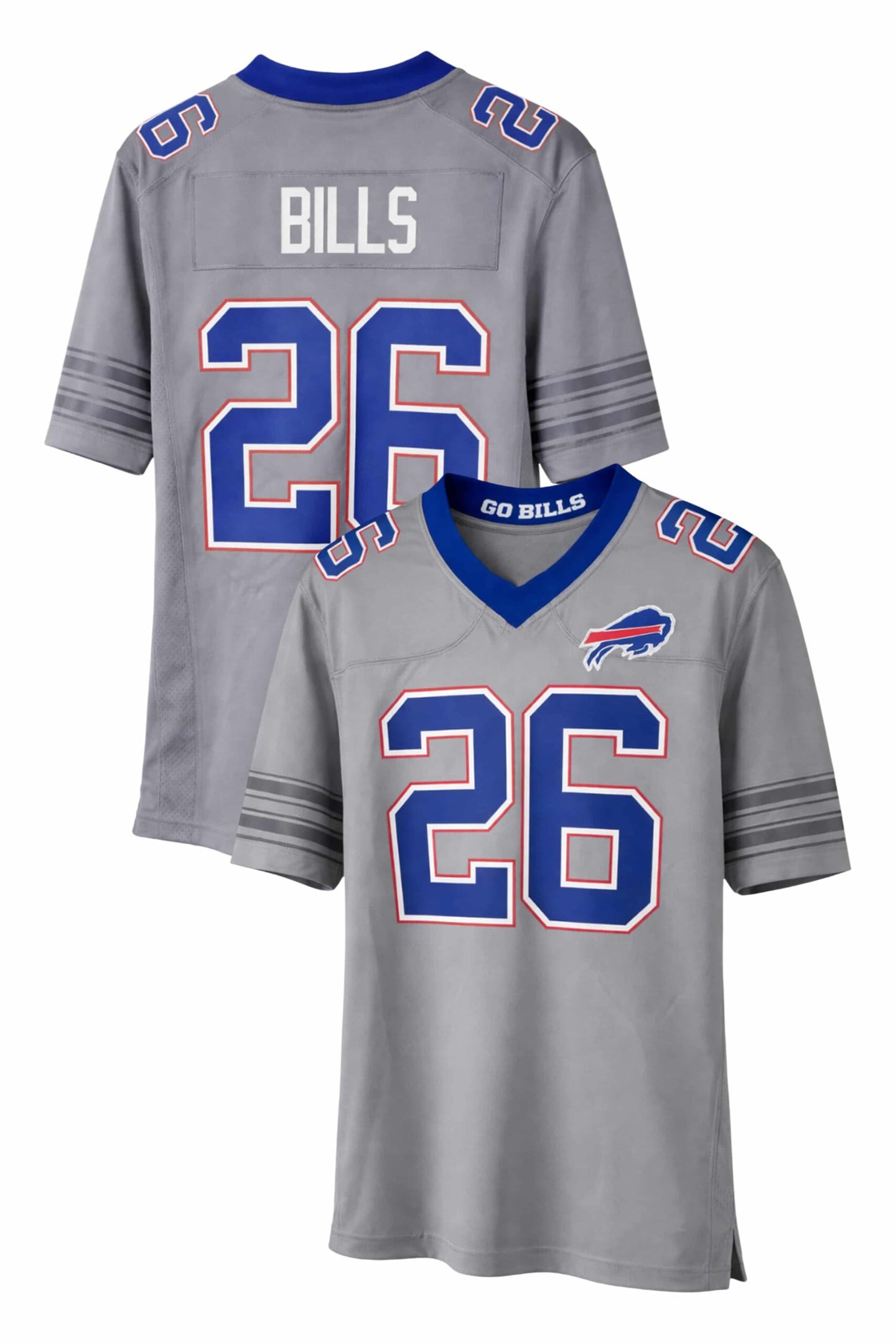 Buffalo Bills City Connect Gray Jersey 2026 Go Bills Jersey Buffalo Football Merch Fan Gifts