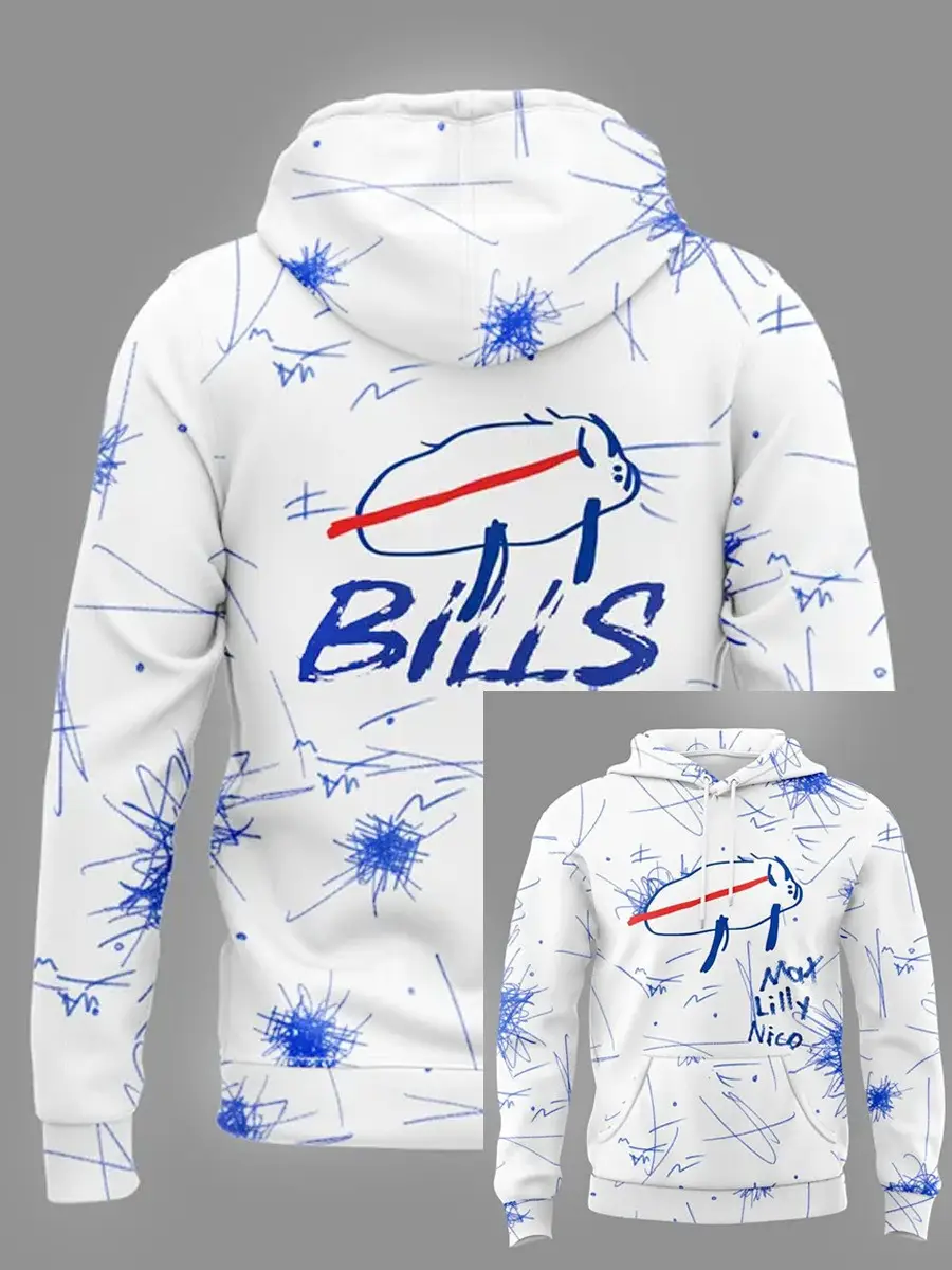 Buffalo Bills Football Hoodie Bills Mat Lilly Nico Nice Clothing For Football Fans