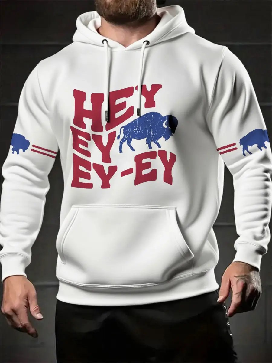 Buffalo Bills Football Hoodie Hey Ey Ey Ey Funny Clothing Ideas For Buffalo Bills Lovers