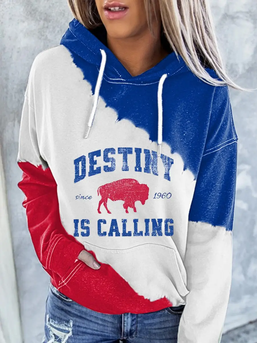 Buffalo Bills Football Hoodie Since 1960 Destiny Is Calling Apparel For Buffalo Bills Fans