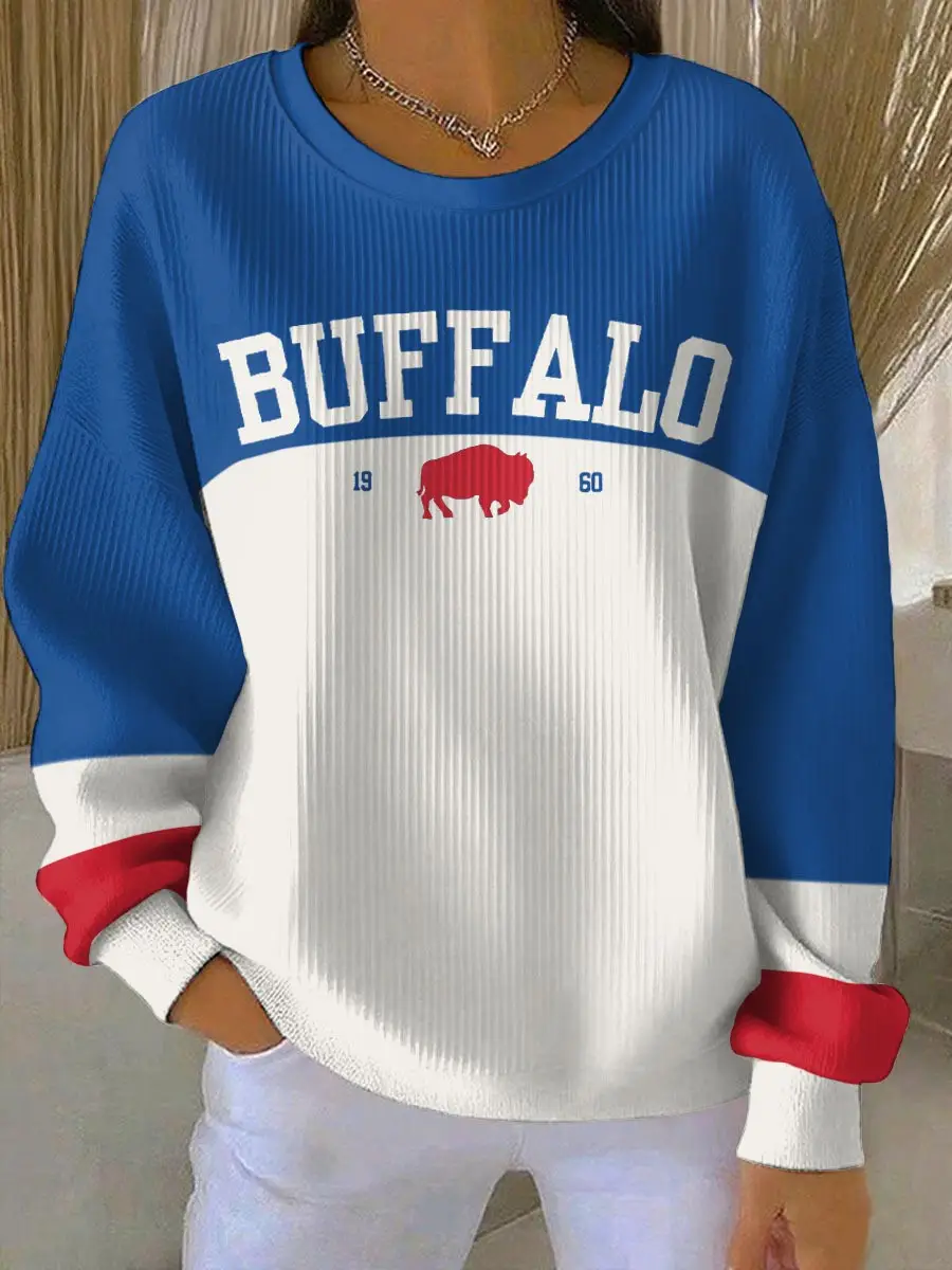 Buffalo Bills Football Sweatshirt Buffalo 1960 Apparel Merch For Football Fans