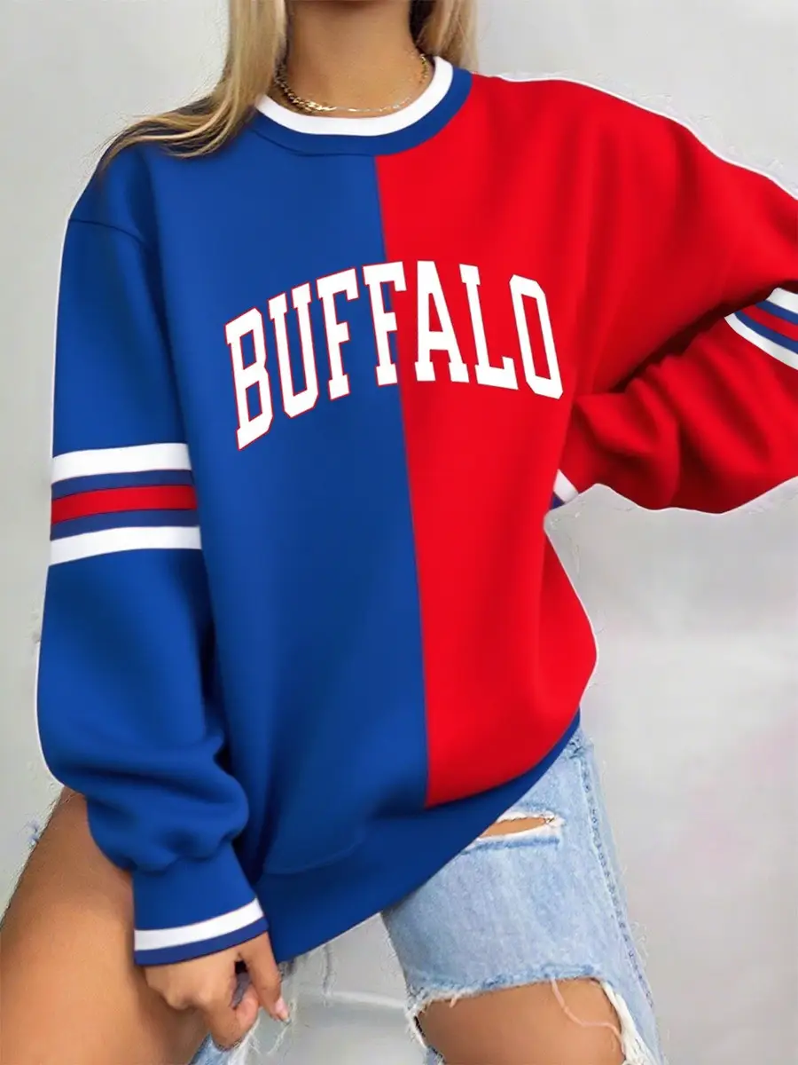 Buffalo Bills Football Sweatshirt Buffalo Team Apparel Ideas Merch For Fans On Game Day