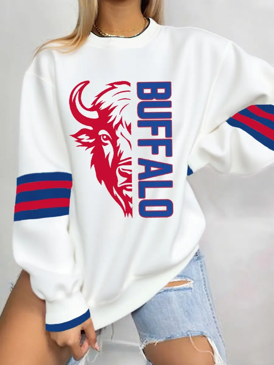 Buffalo Bills Football Sweatshirt Buffalo Team Game Day Clothing Gift For Supporters