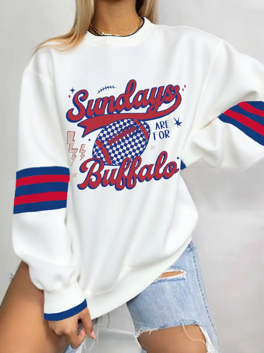 Buffalo Bills Football Sweatshirt Sundays Are For Buffalo Best Items For Fans