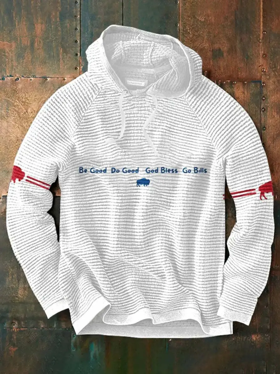Buffalo Bills Hoodie Be Good Do Good God Bless Go Bills Football Merch Gifts For Bills Fans