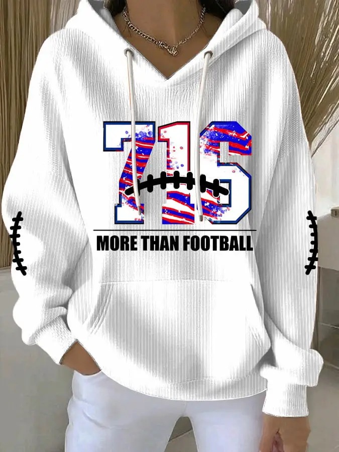 Buffalo Bills Merch 716 Man Than Football Hoodie Game Day Apparel Bills Mafia Presents