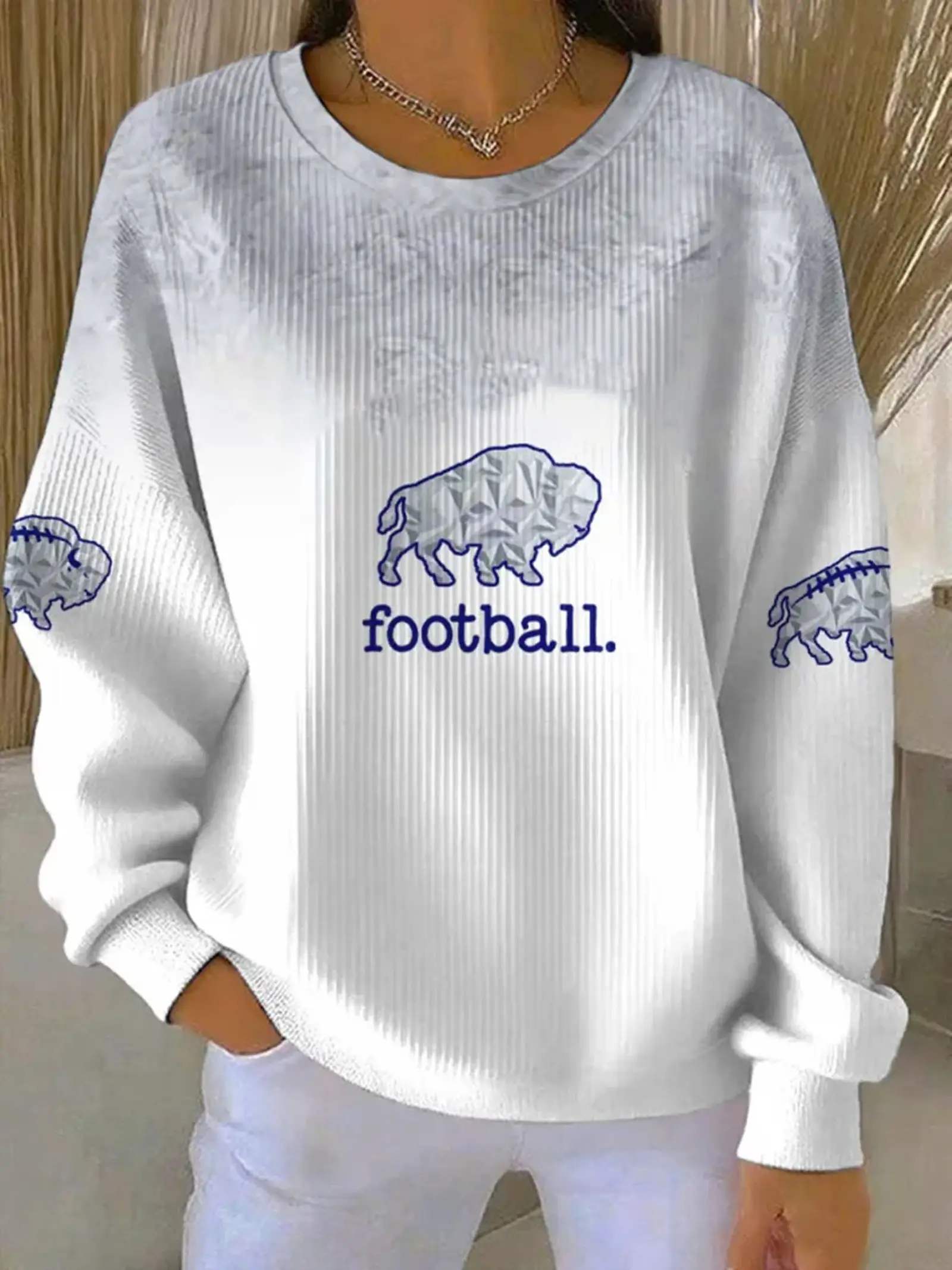 Buffalo Bills Merch Bills Game Day Sweatshirt Football Clothing Gift Ideas For Mom Buffalo Bills Merch Bills Game Day Sweatshirt Football Clothing Gift Ideas For Mom - Image 1