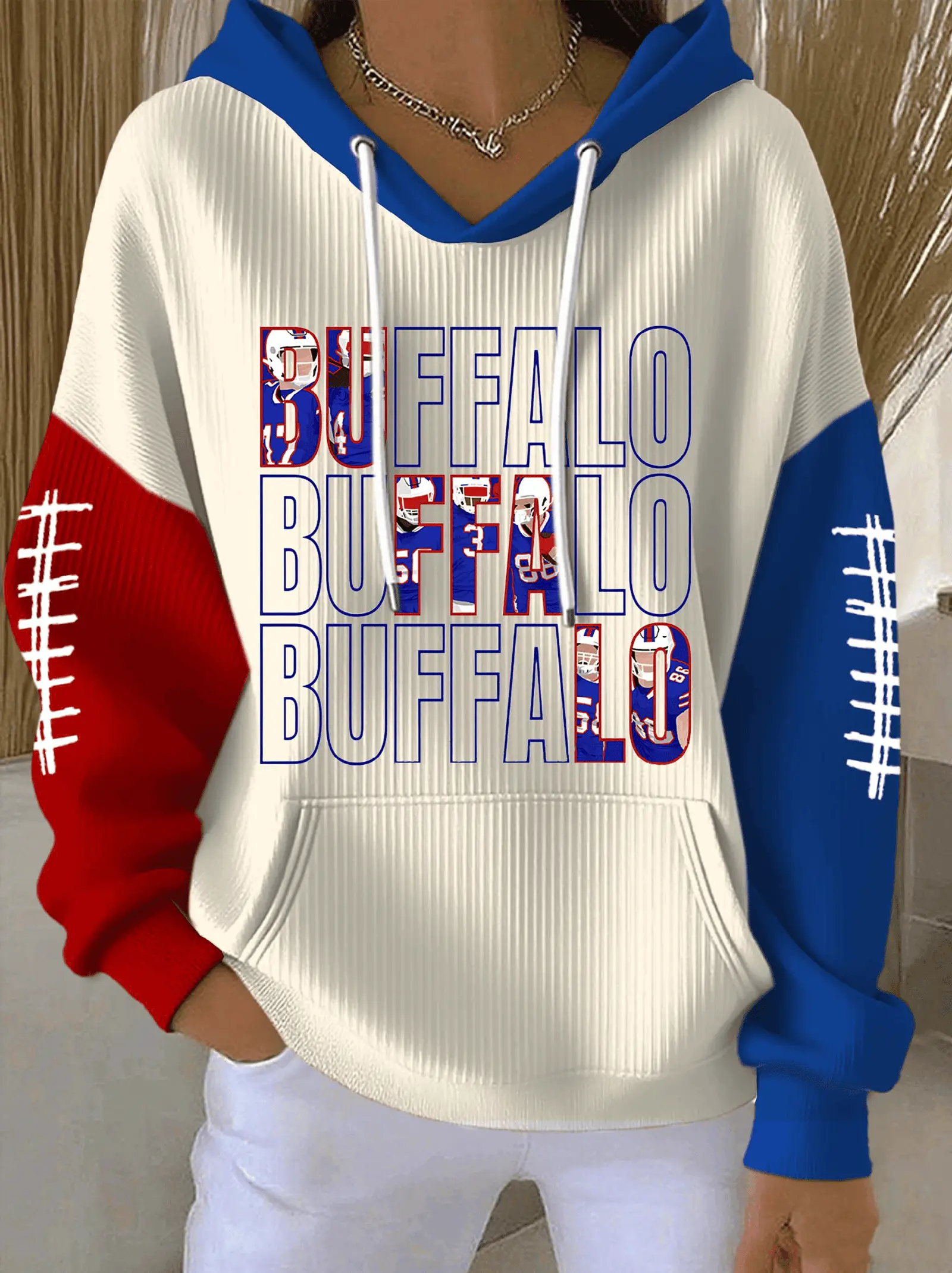 Buffalo Bills Merch Game Day Football Hoodie Go Bills Apparel Cool Presents