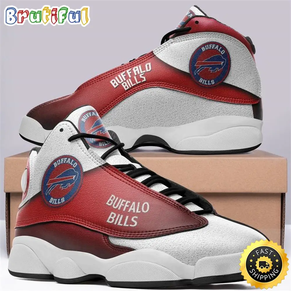 Buffalo Bills Nfl Ver 3 Air Jordan 13 Sneaker Buffalo Bills Nfl Ver 3 Air Jordan 13 Sneaker - Image 1