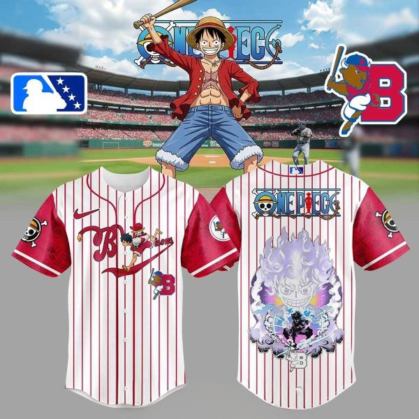 Buffalo Bisons X One Piece Straw Jersey 2026 Baseball Jersey Buffalo Bisons Merch Gift For Anime