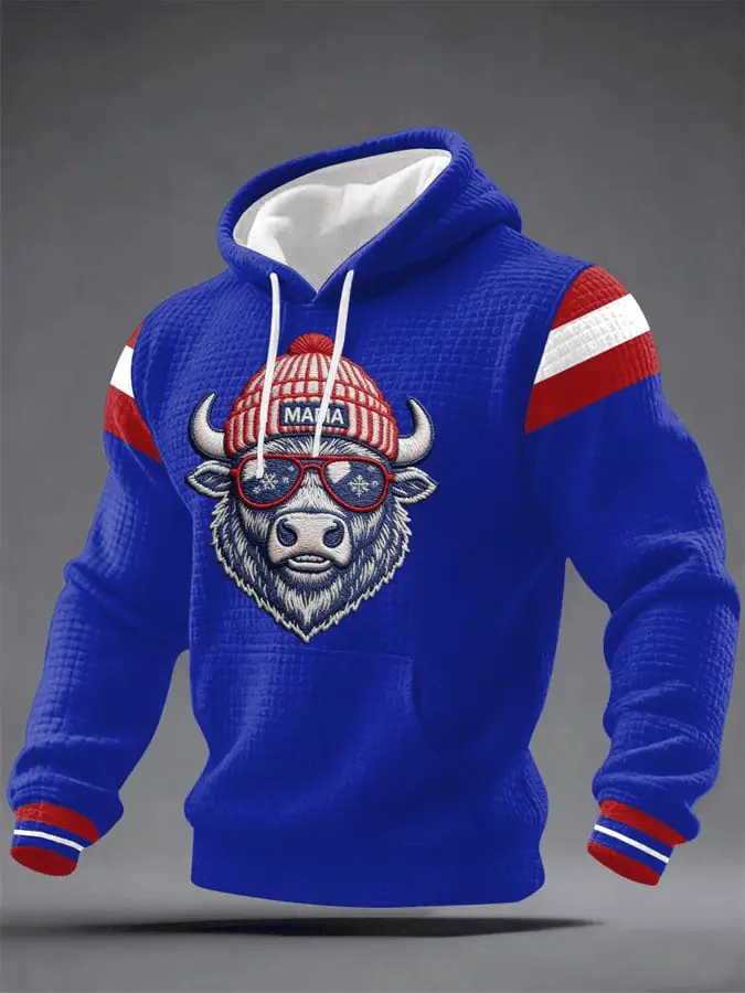 Buffalo Football Merch Mafia Bills Waffle Hoodie Team Bills Game Day Gift