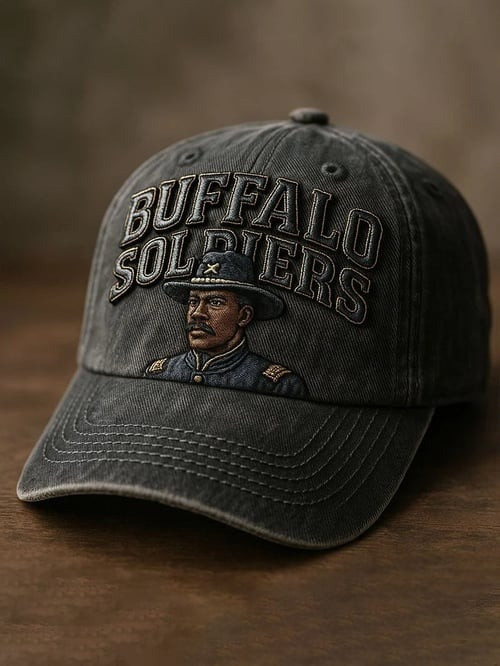 Buffalo Soldier Dad Hat Resilience & Power Meaningful Gift For Brother
