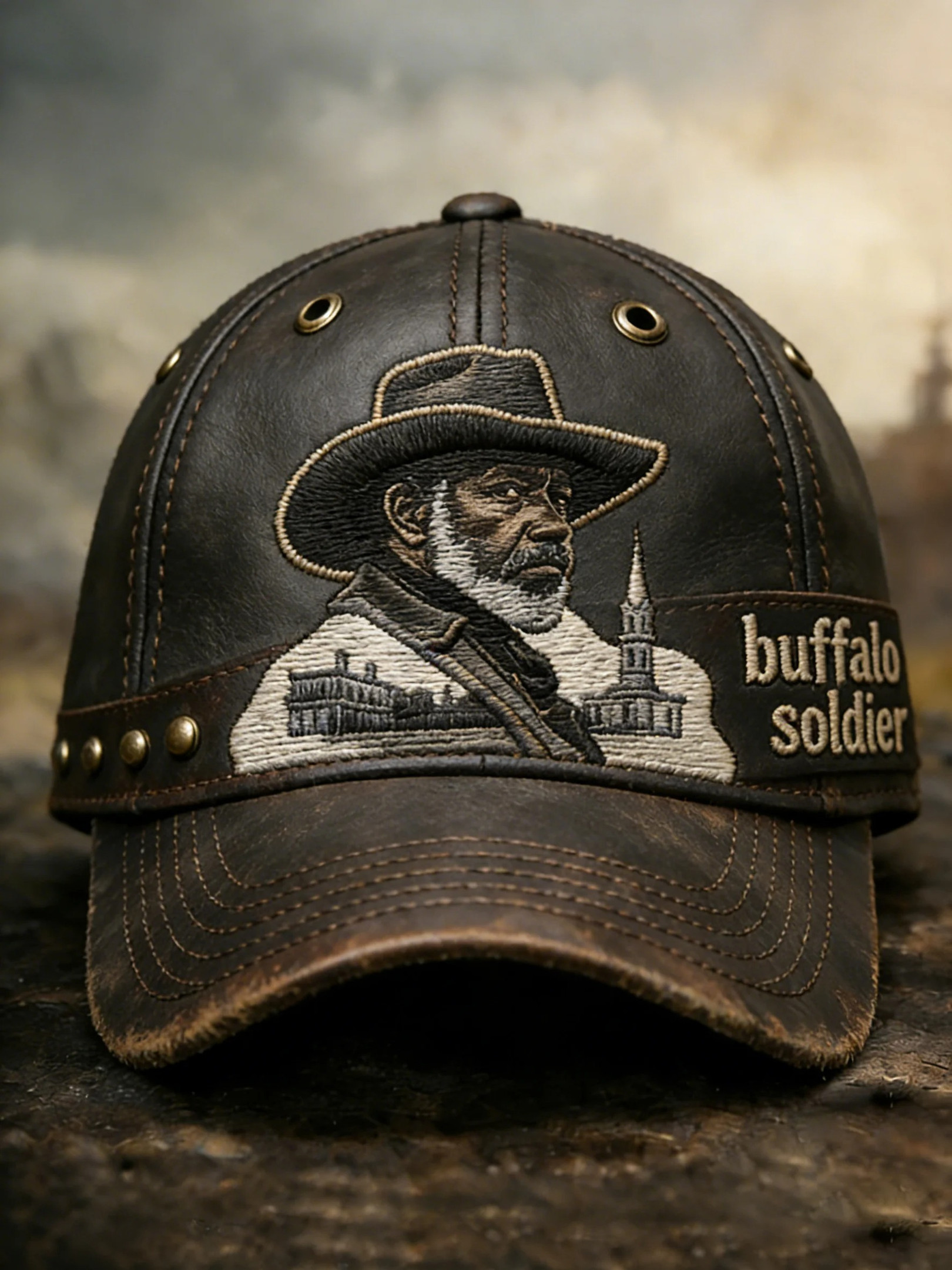Buffalo Soldiers Hat 9Th And 10Th Cavalry African American Baseball Cap Veteran Gifts