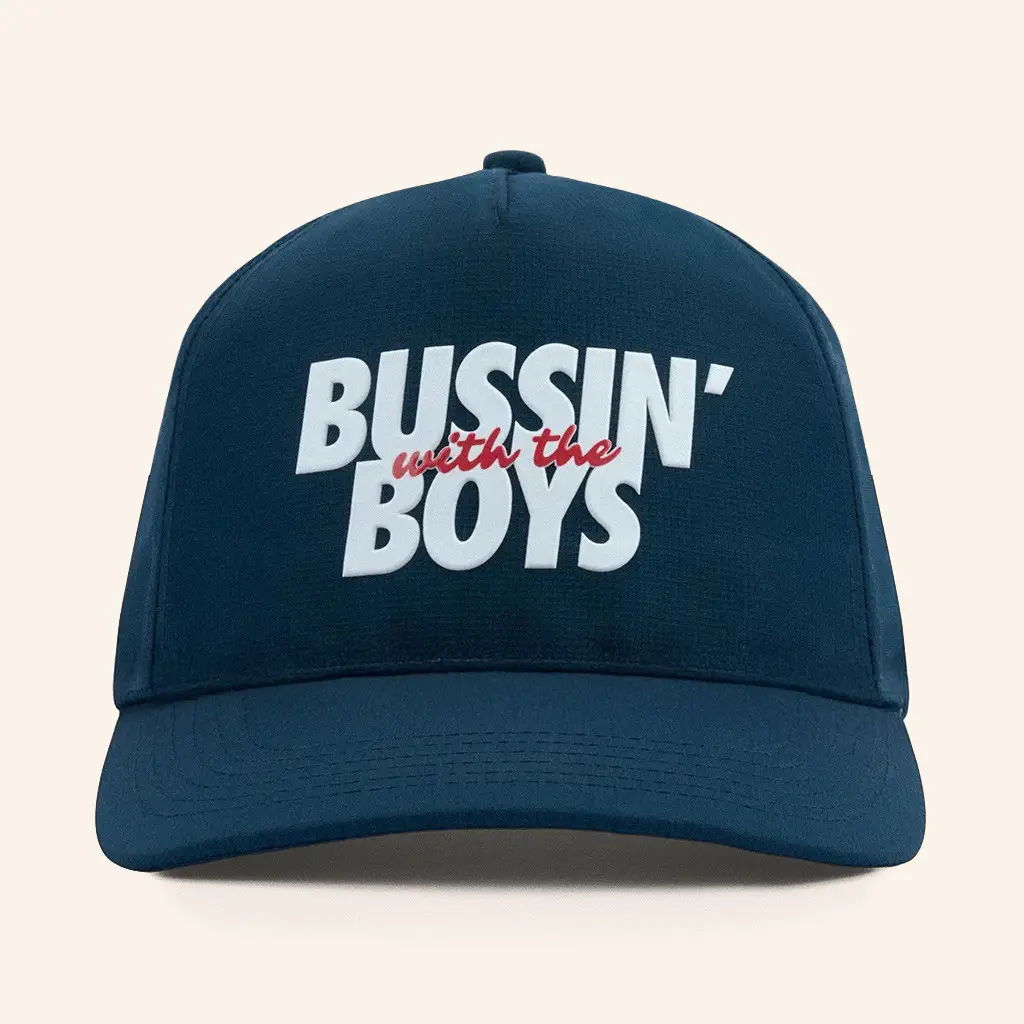 Bussin With The Boys Merch Bussin Stamp Embroidered Hat Birthday Gift Ideas For Him -WearandDecor