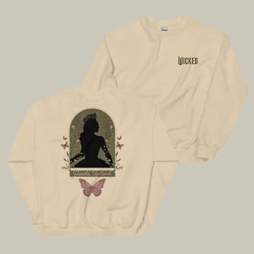 Butterfly AMC Wicked Merch Glinda Upland Sweatshirt Glinda The Good Apparel Gifts For Fans