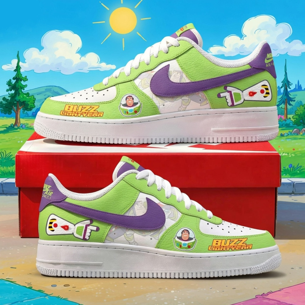 Buzz Lightyear Air Force 1 Shoes Sneakers