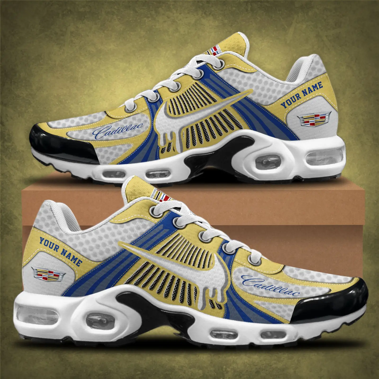 Cadilac Air Max Plus Shoes Sneakers For Men And Women Cadilac Air Max Plus Shoes Sneakers For Men And Women - Image 1