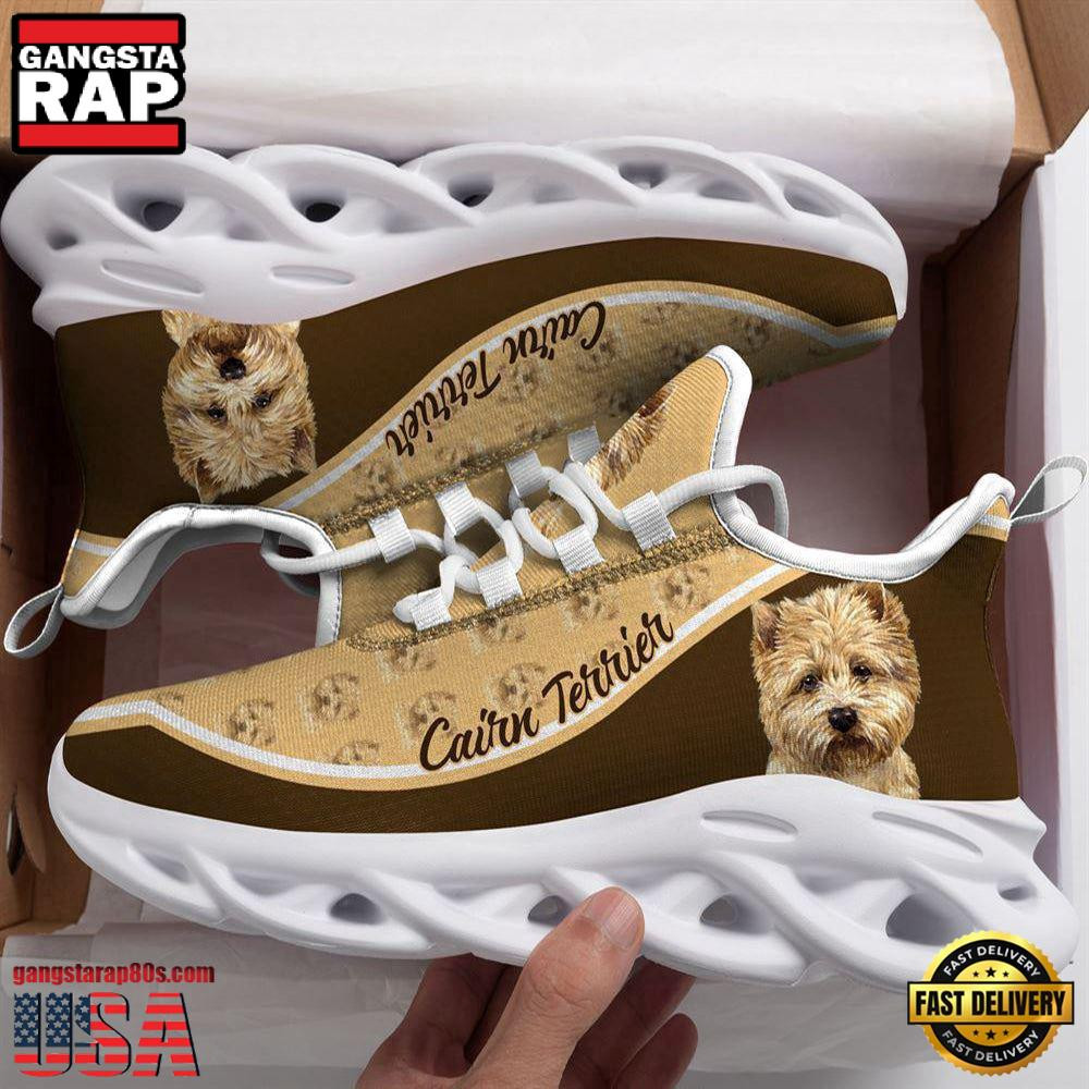 Cairn Terrier Dogs Lover Air Max Shoes Air Cushion Sneakers, Running Sneakers