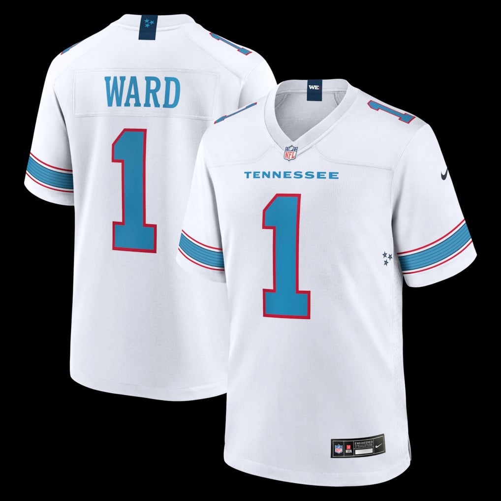 Cameron Ward Tennessee Titans 2026 A New Chapter Jersey White Titans Merch Football Fan Gift