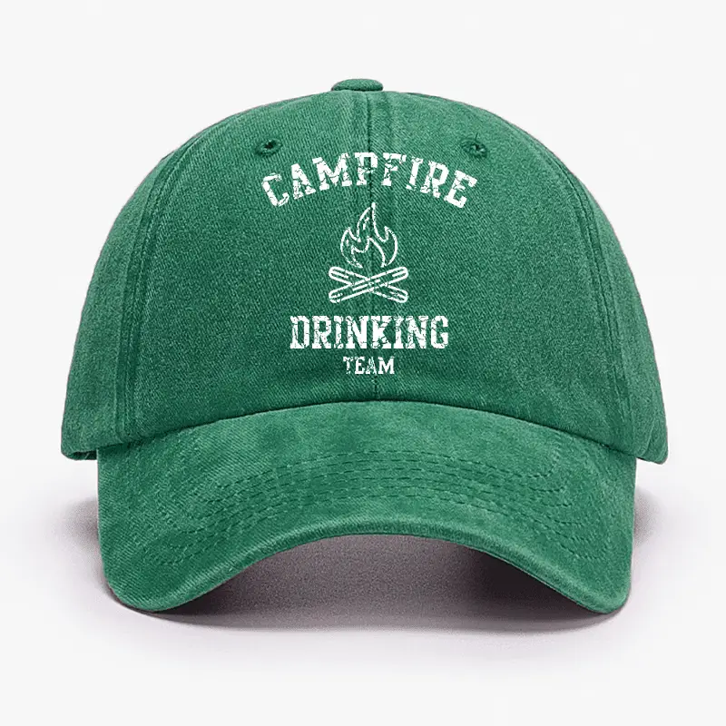 Campfire Drinking Team Funny Gift Cap Sarcastic Men’s Tee – Funny Saying Graphic Shirt